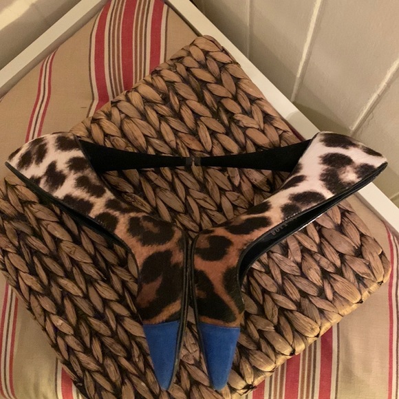 Giuseppe Ponyhair Pointed Toe Pumps - Picture 12 of 15